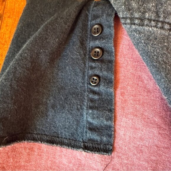 VTG Wrangler Denim Flannel Men’s Medium Shirt Feathers Western Cowboy Rodeo Gift - Picture 10 of 12